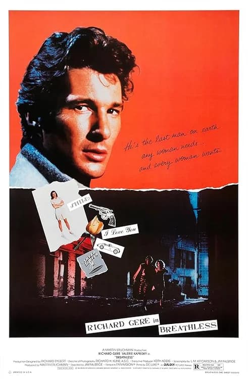 Breathless film posteri