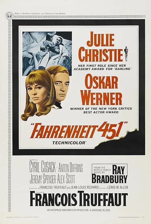 Fahrenheit 451 film posteri