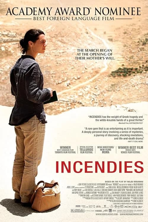 Incendies film posteri
